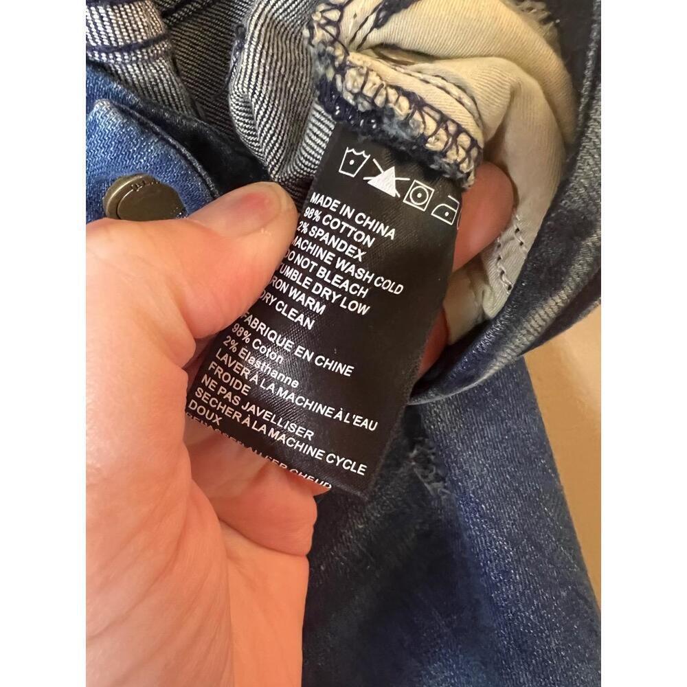 Blanknyc Patchwork Distressed Ripped Cuffed Ankle… - image 7